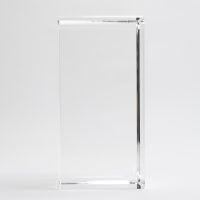 cube en verre optique 8 cm