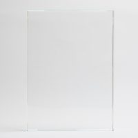 plaque en verre rectangle sans socle