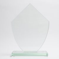 trophée en verre losange 17 cm