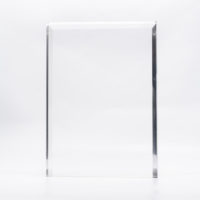 trophée plexiglass rectangle sans socle avec gravure laser ou impression couleur