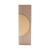 Trophee bois colonne avec insert ovale V173